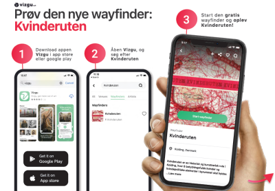 Prøv den nye wayfinder - Vizgu på kvinderuten